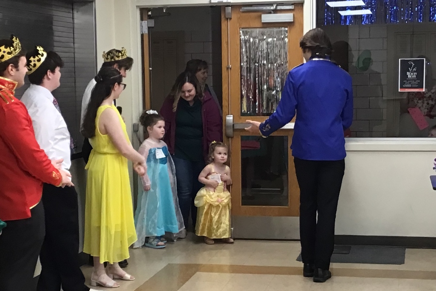 The music department had a successful fundraiser last weekend with its Princess Tea.