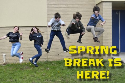 Everyone at B-A is jumping for joy over the upcoming spring break.