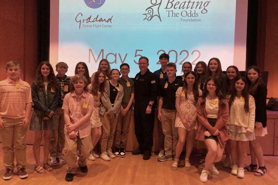 Members of the BA Leadership Club attended a field trip to the Goddard Space Flight Center recently.