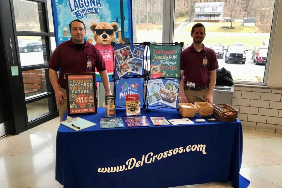 Shane Browder (left) turned a summer job at DelGrossos into a career.