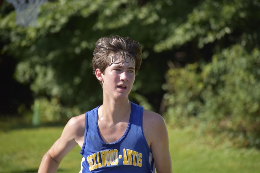 Martin Fatzinger is leading the way for the cross country team.
