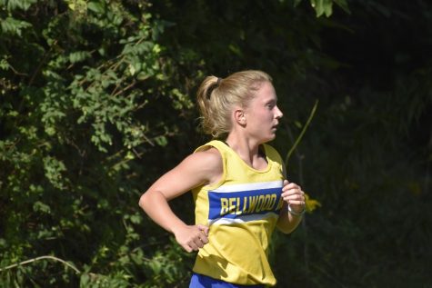B-A senior Lexi Lovrich dominated the competition yesterday in a dual meet in Bellwood.