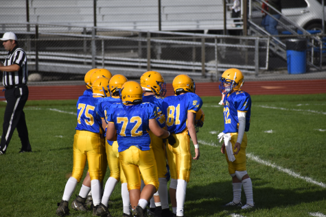 B-As junior high football team turned in another dominating performance against Everett.
