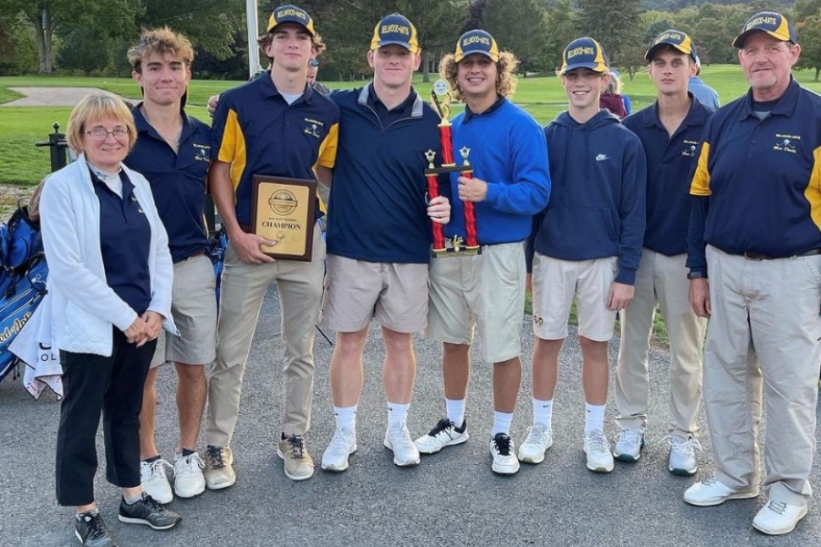 The Belllwood-Antis golf team scored a three-peat with another win in the ICC championships.