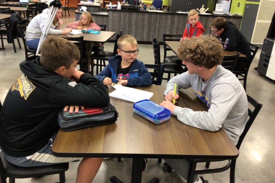 B-A freshmen are once again teaming with Myers students on a reading project to promote a love of literacy.