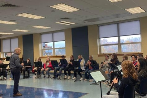 Members of the Bellwood-Antis band attended a County Band Workshop at Claysburg-Kimmel last week.