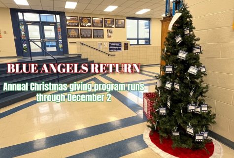Blue Angels is once again accepting presents for needy local families on Christmas.
