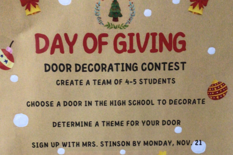 The door decorating contest is back this year.