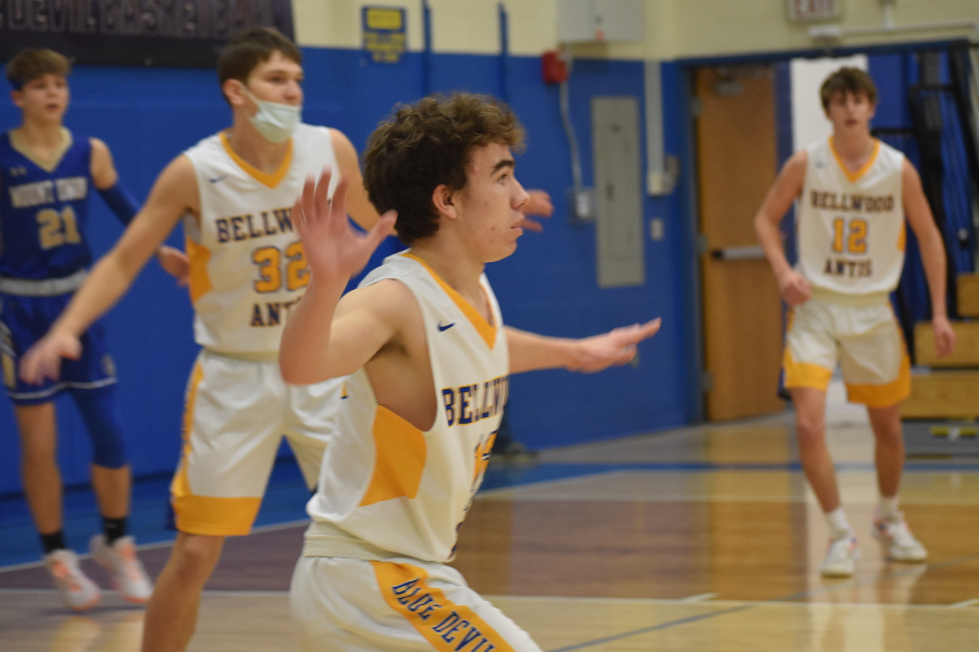 Junior Caleb Beiswenger is one of the top returners for the Blue Devil basketball team this season.
