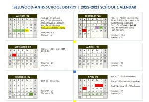 The BA School Board made a slight adjustment to its calendar at the most recent board meeting.