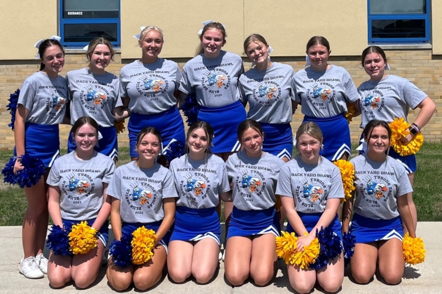 B-As cheer team has its first competition this weekend.