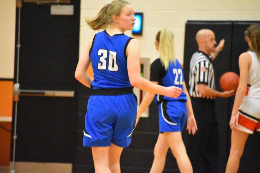 Chelsea McCaulsky had 20 points on Wednesday, but the B-A girls lost their opener to United.
