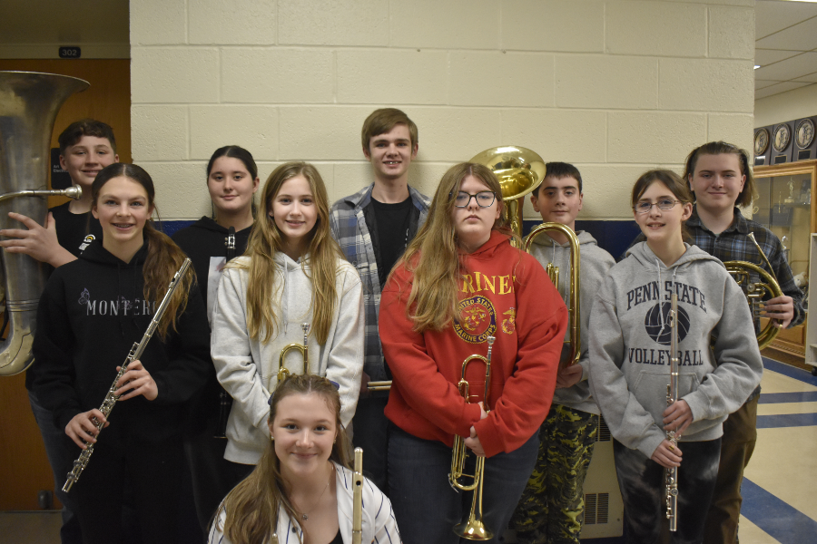 Bellwood-Antis is sending 10 musicians to Junior High County Band.