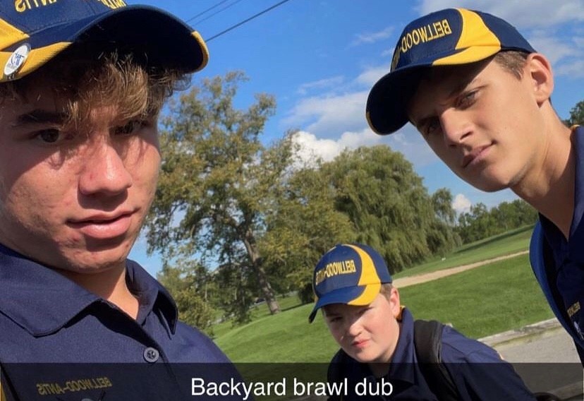The golf team gains its momentum from its above-par drip.