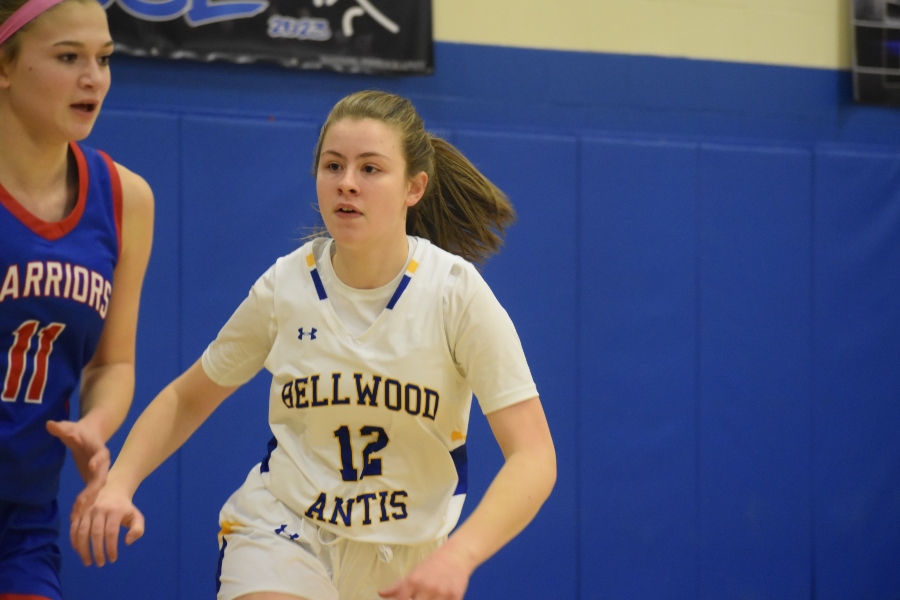 Jenns Norton and the Lady Blue Devils overwhelmed West Branch on Senior Night.