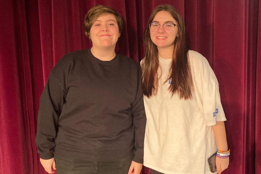 Abby Eckenrod and Abby McGuire are doing the behind-the-scenes work that helps a play like Grease come to life.