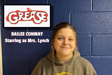 Bailee Conway stars as Mrs. Lynch, the high school principal, in B-As production of Grease.