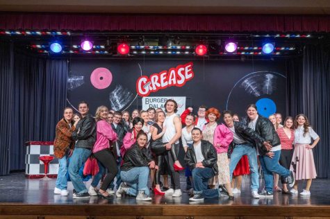 The Grease cast rocked the B-A stage for three weekend shows.