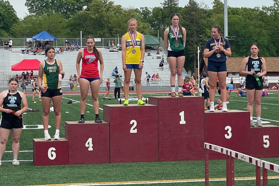 Chelsea McCaulsky punched her ticket to the PIAA championships with a second-place finish in the javelin.