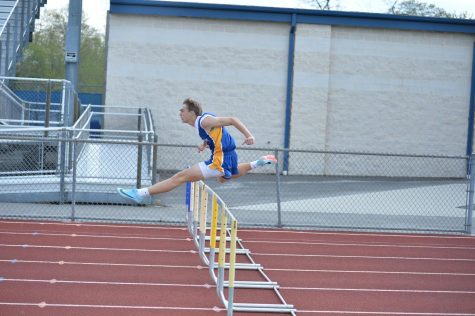 Kole Dickinson took home the gold in the 110 meter hurdles at the Bellwood-Antis Invitational on Monday.