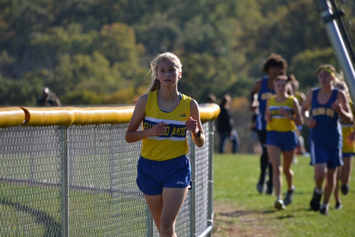 Freshman Julie Kraft had a top-10 finish in B-As victory over Tyrone.