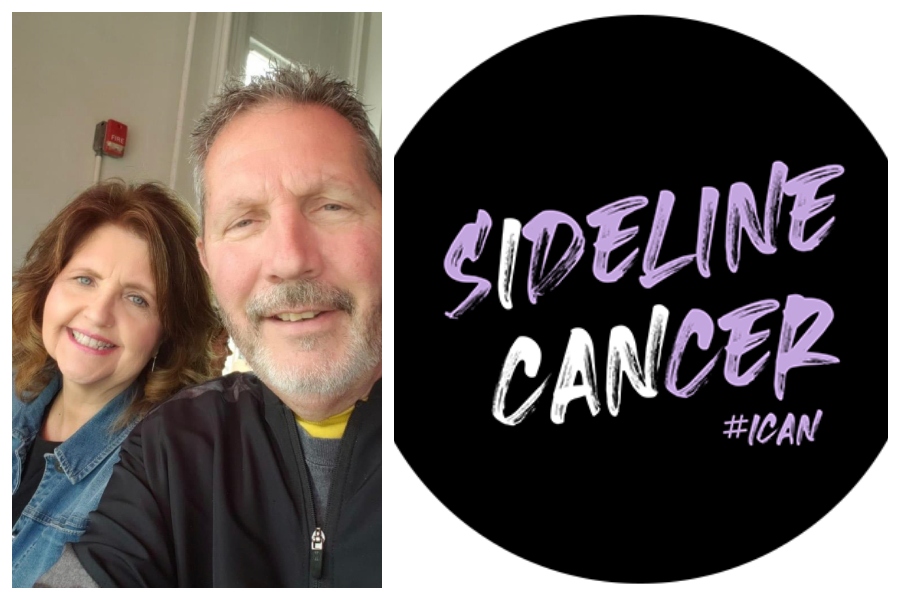 Melody Plummer, shown with husband Jeff, will be recognized by Sideline Cancer at halftime of tonights Homecoming game.