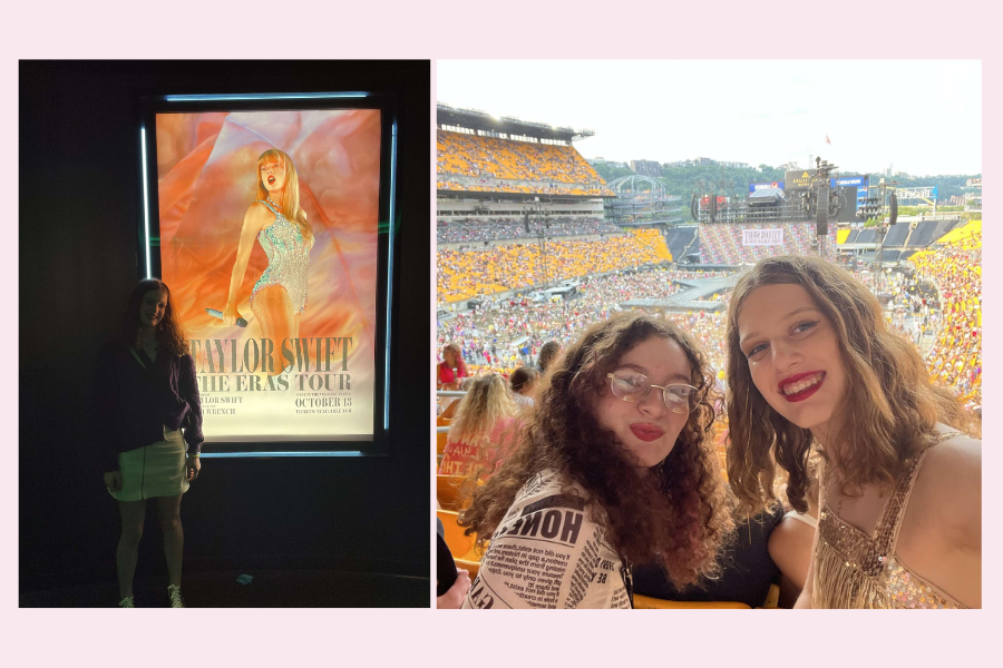 Lily enjoying her time at the concert and the film