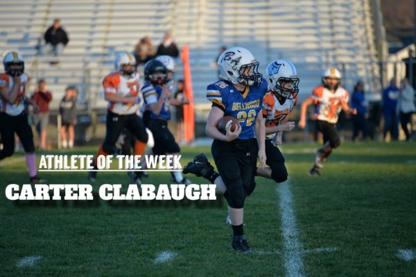 Carter Clabaugh is a three-sport athlete coming up in the middle school.