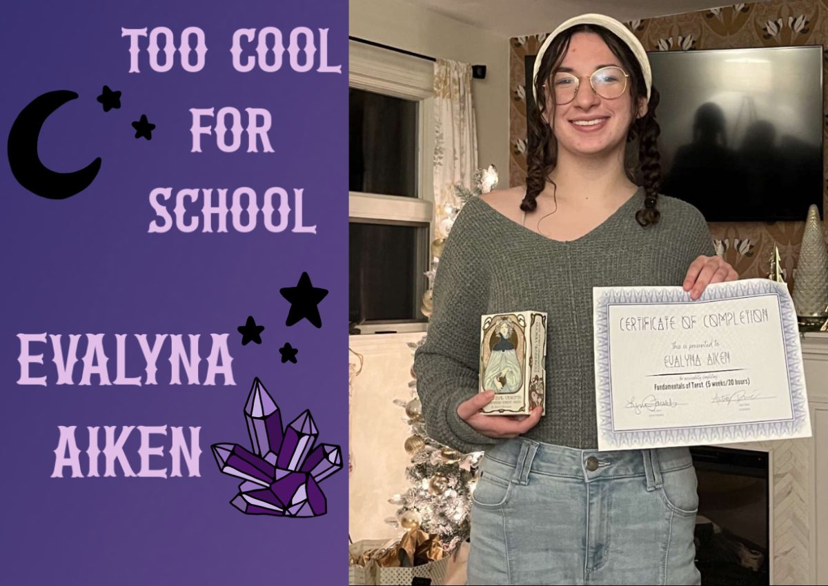 Evalyna is certified in tarot card reading, and way too cool for school.