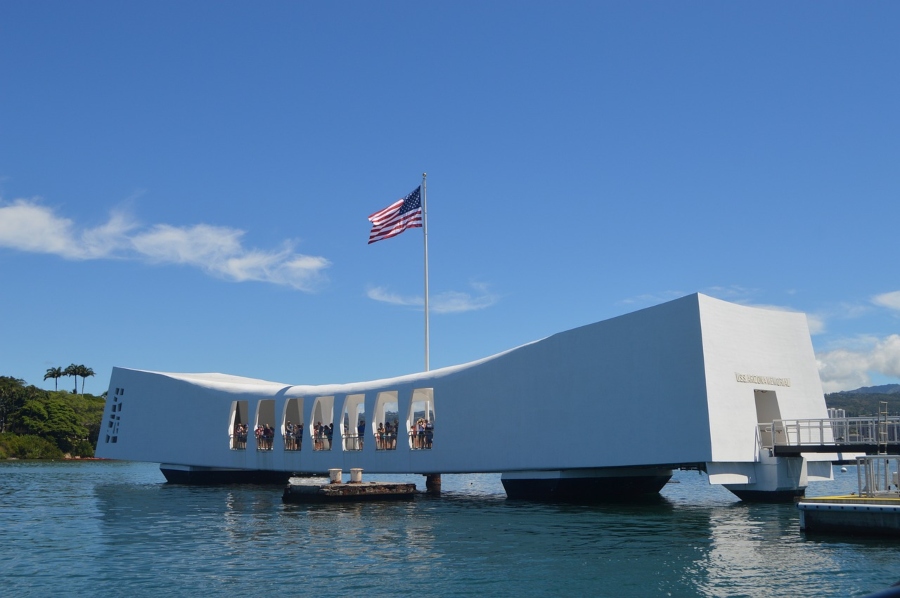 Pearl Harbor National Memorial in Honolulu, Hawaii.
