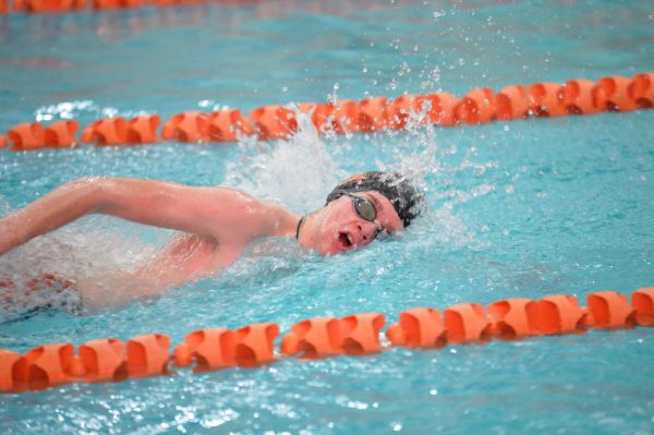 Cameron Gallagher was one of two B-A swimmers to advance to states on Tyrones winning 200M freestyle relay team. He was joined by Spencer Dunklebarger.