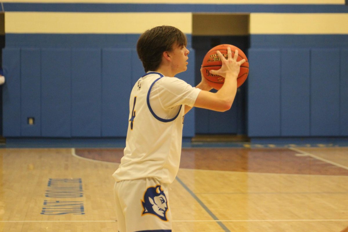 Connor Bardell and the Blue Devil basketball team dropped a mercy rule decision to Hollidaysburg on Wednesday.