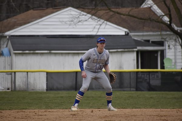 Junior Matthew Berkowirtz got the save for the Devils Wednesday to preserve a win over Williamsburg.