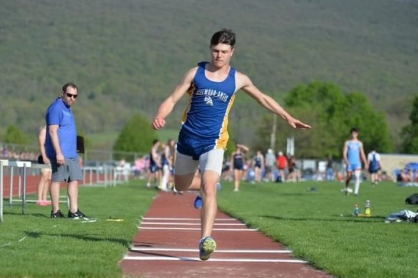 Dalton Poorman was already B-As top returning pole vaulter, but this year he has emerged as the teams best triple jumper, as well.