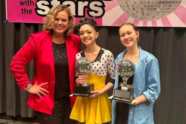 Holly Winfield and Izzy Nguyen of Centre Dance were the winners of the 2024 Dancing with the Stars contest hosted by the Bellwood-Antis Foundation. Amy Mearkle was on hand to present the duo its awards.