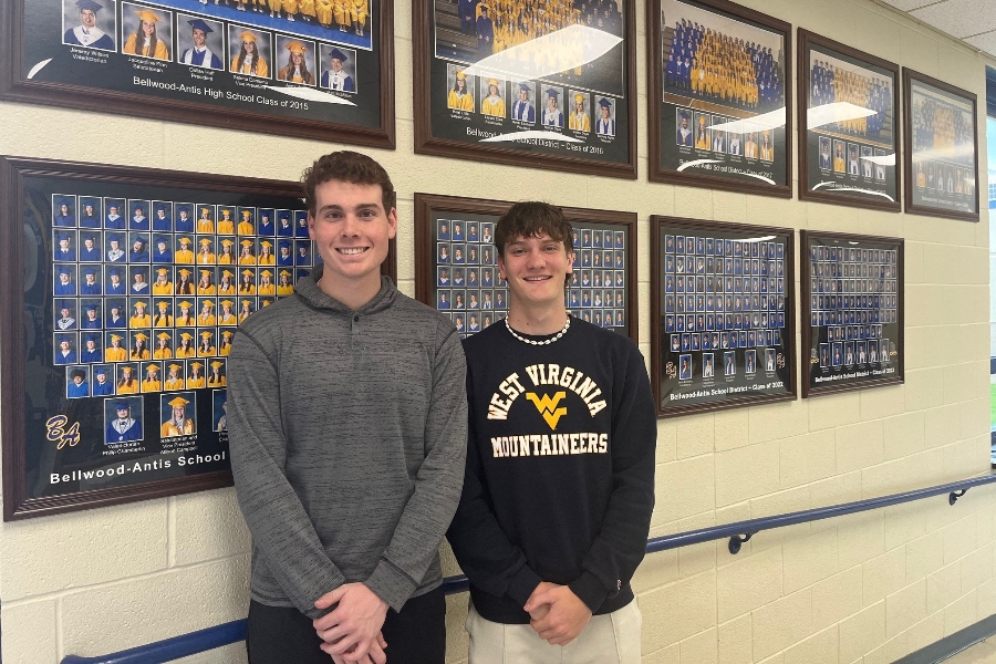 Vincent Cacciotti and Corry Shanafelt will both be speaking at commencement ceremonies for the Class of 2024. Vincent learned this week he had earned the distinction of valedictorian, while Shanafelt was named salutatorian. Commencement ceremonies take place May 30.