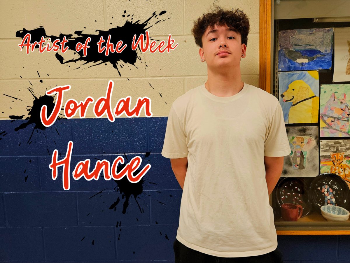 Jordan Hance has a passion for creating art, which makes him the Artist of the Week!