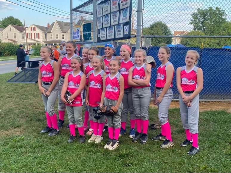 These girls got ready to play softball in honor of Maddie and the fight to end DIPG cancer.