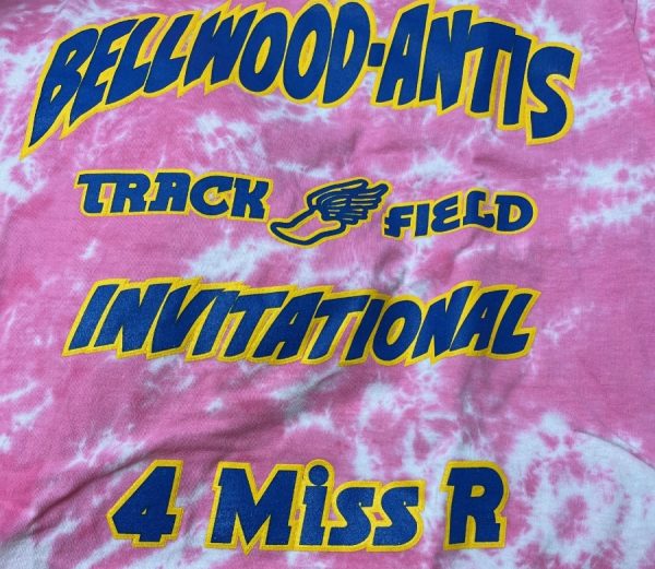 Special t-shirts recognizing Mrs. R were available for purchase at the 80th annual Bellwood-Antis Invitational.