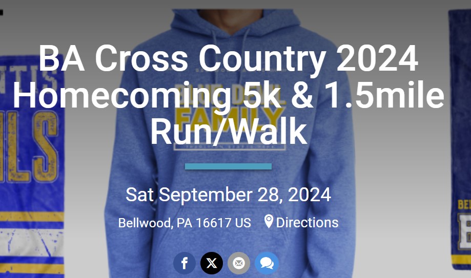 The cross country team's annual walk-run event is quickly approaching.