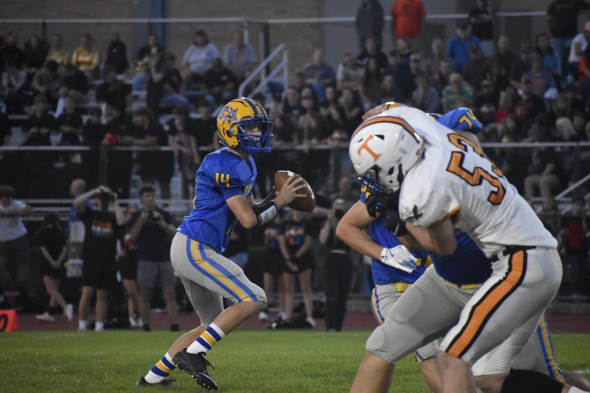 Holden Schreier will look to direct B-A to its fifth win tonight against Philipsburg-Osceola.