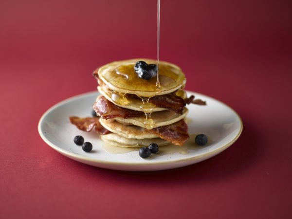 Enjoy a hot stack of pancakes today!