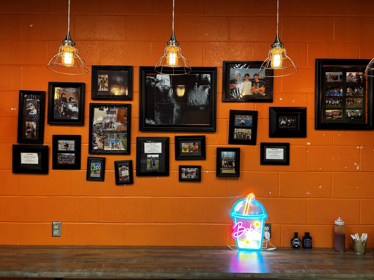 If you go to the Media Center you will see this wall by the cafe. It contains student submitted photos.