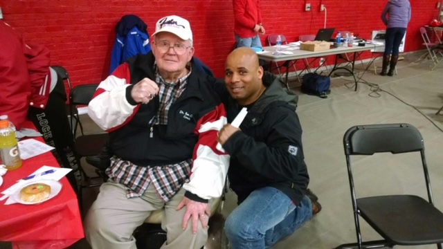 Mr. Partner’s former coach (left) and current coach (right)