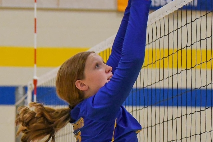 Amelia Gerwert is merging as one of the top athletes in her class, starring in both volleyball and basketball.