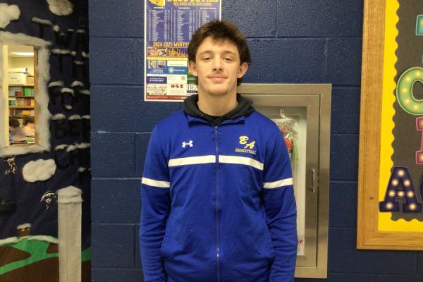 Connor Mayes is a standout sophomore on the boys basketball team.