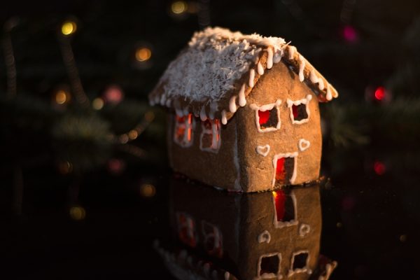 Gingerbread houses have long been associated with Yuletide holiday fun.