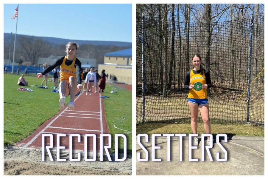 Ella Cherry and Emma Taneyhill are two up-and-coming stars on the girls track and field team who are already breaking records.