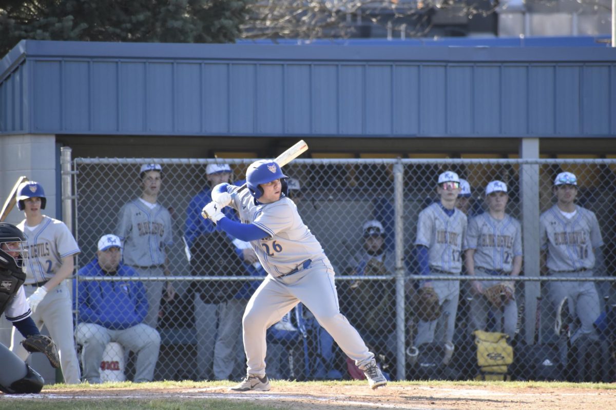 Landon Sneath was one of B-A's top hitters before the weather-related two-week break. Bellwood vs Penns Valley; 4/1/25 (Morgan Kienzle)