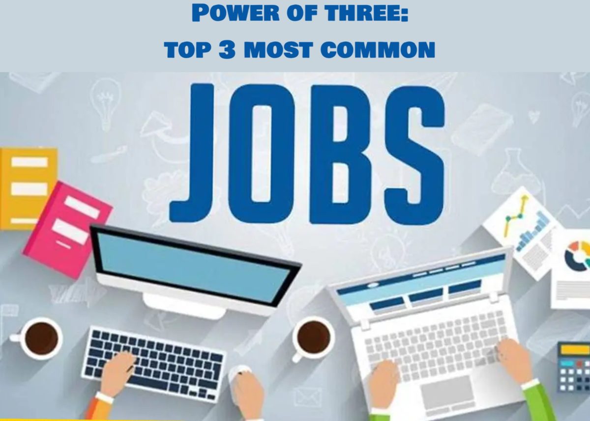 Power of Three: Top 3 most common student jobs
